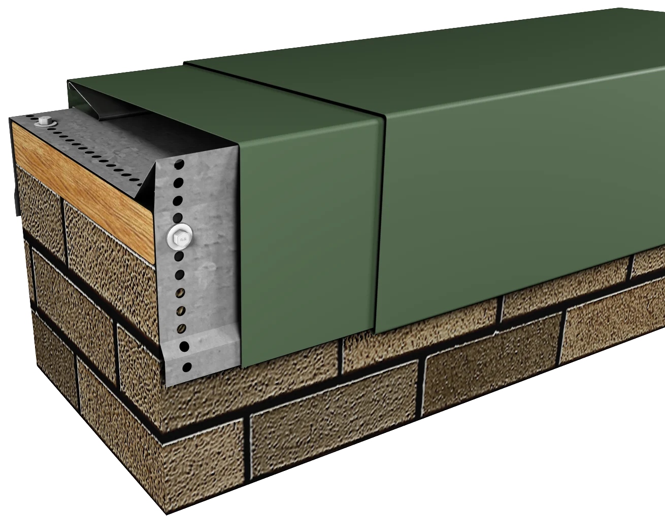 Edge Metal Coping Gutters